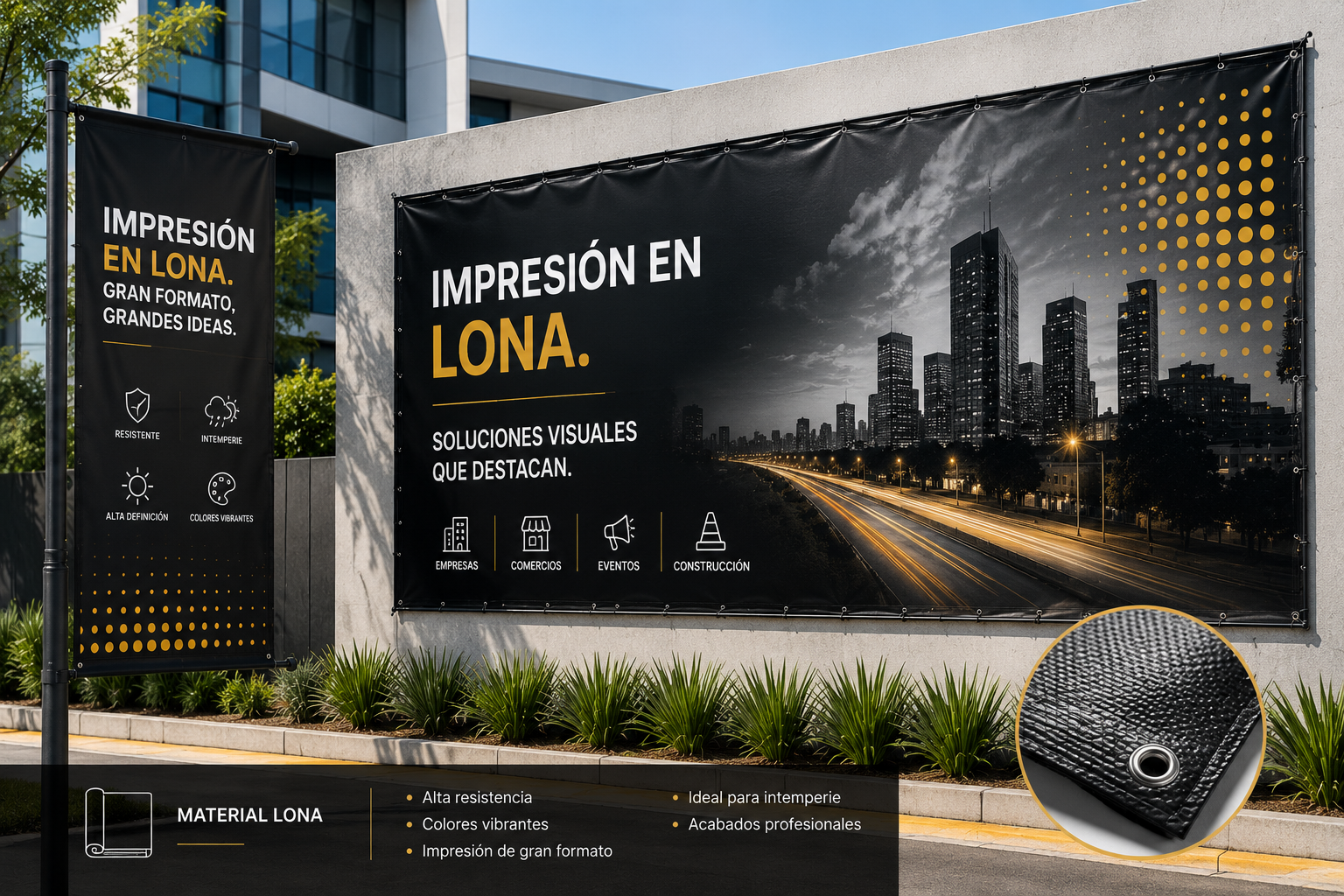 Lona para evento